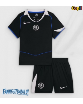 Chelsea Echipament de Fotbal Replică 2025-26 Copii Treilea (+ Șorturi)